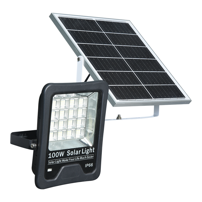 PY-SLFL20-100W lithium-ionbatterij zonne-schijnwerper