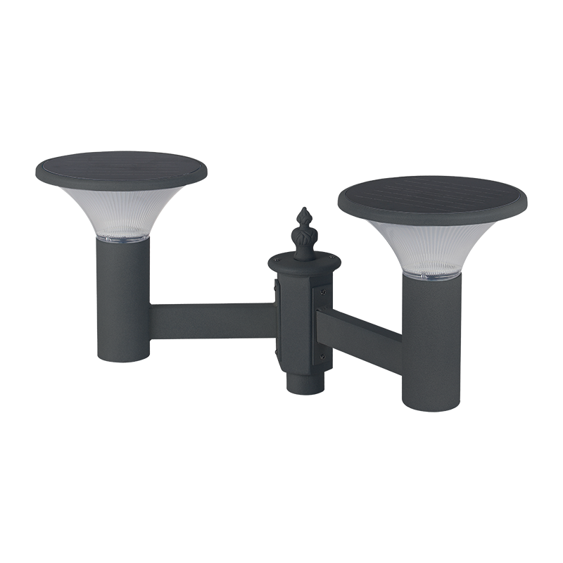 PY-SG018-16W dubbele lamp op zonne-energie tuinlicht PY-SG018-16W dubbele lamp op zonne-energie tuinlicht